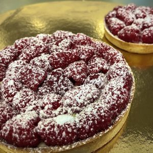 Tarte aux framboises