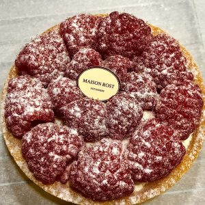 Tarte aux framboises