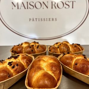 brioches chocolat / pomme cannelle / raisins